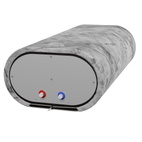 Декоративный чехол для бойлера Willer EV50DR Grand (Белый мрамор / 927 х 902 мм / 34)
