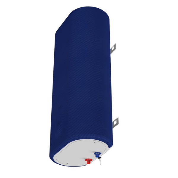 Декоративный чехол для бойлера Willer IV80DR-Brig (Диагональ синяя / 980 х 985 мм / 68-2)