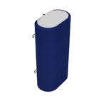 Декоративный чехол для бойлера Willer IV80DR-Brig (Диагональ синяя / 980 х 985 мм / 68-2)