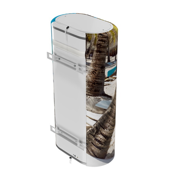 Декоративний чохол для бойлера Willer IV80DR-Brig (Дівчина на пляжі / 980 х 985 мм / 13)