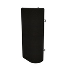 Декоративний чохол для бойлера Willer IV80DR-Brig (Габардин чорний / 980 х 985 мм / 65-2)