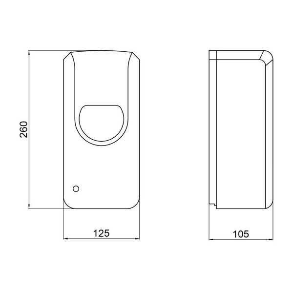 Дезінфектор Qtap Pohodli 6V безконтактний White (Zdraví) (QT170WH42921)