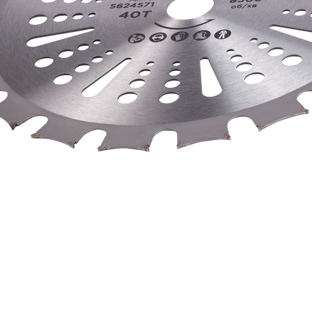 Диск Sigma для тримера з твердосплавними напайками Ø255 x 25.4 мм 40Т двосторонній