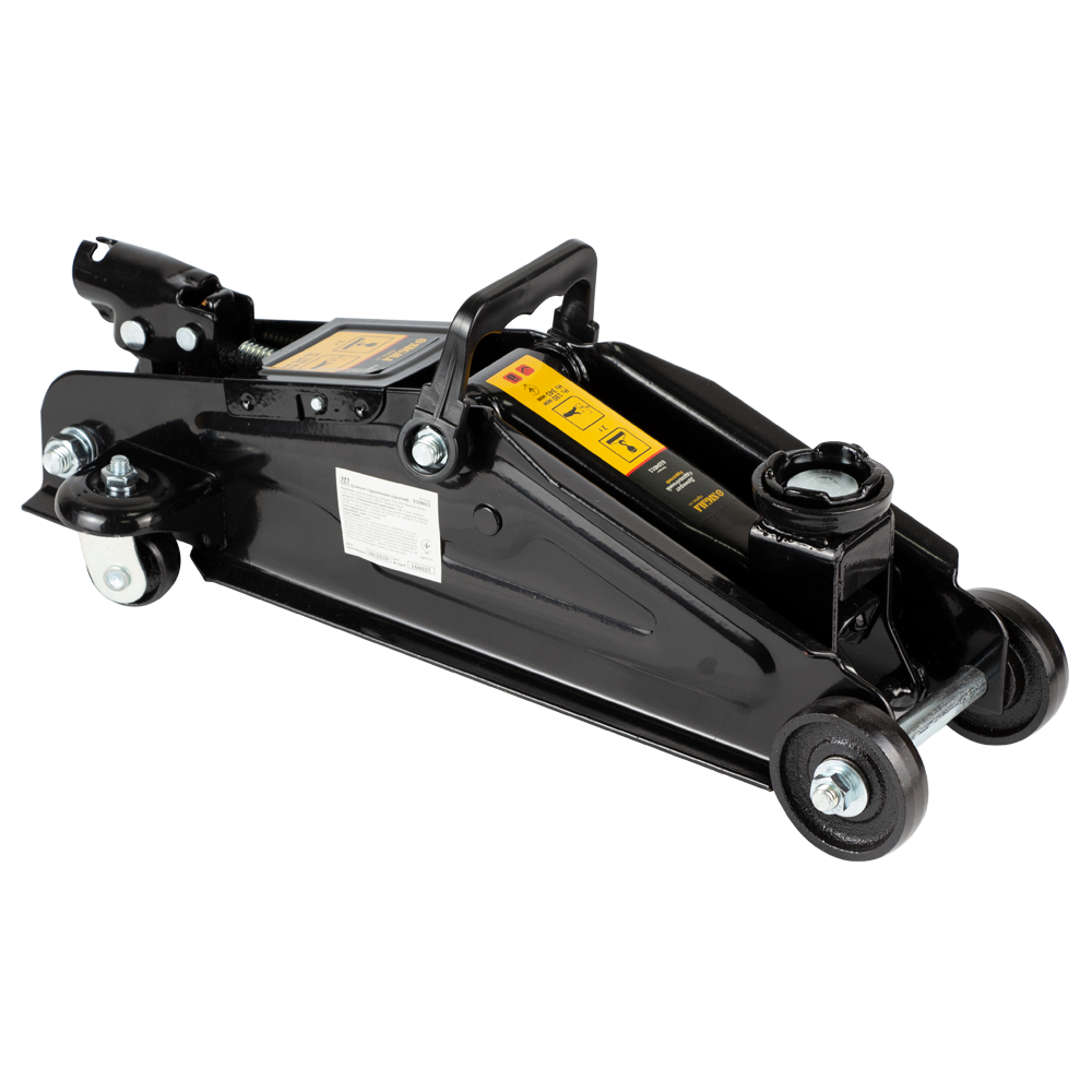 Домкрат Sigma гидравлический подкатной 2т H 130-345 мм