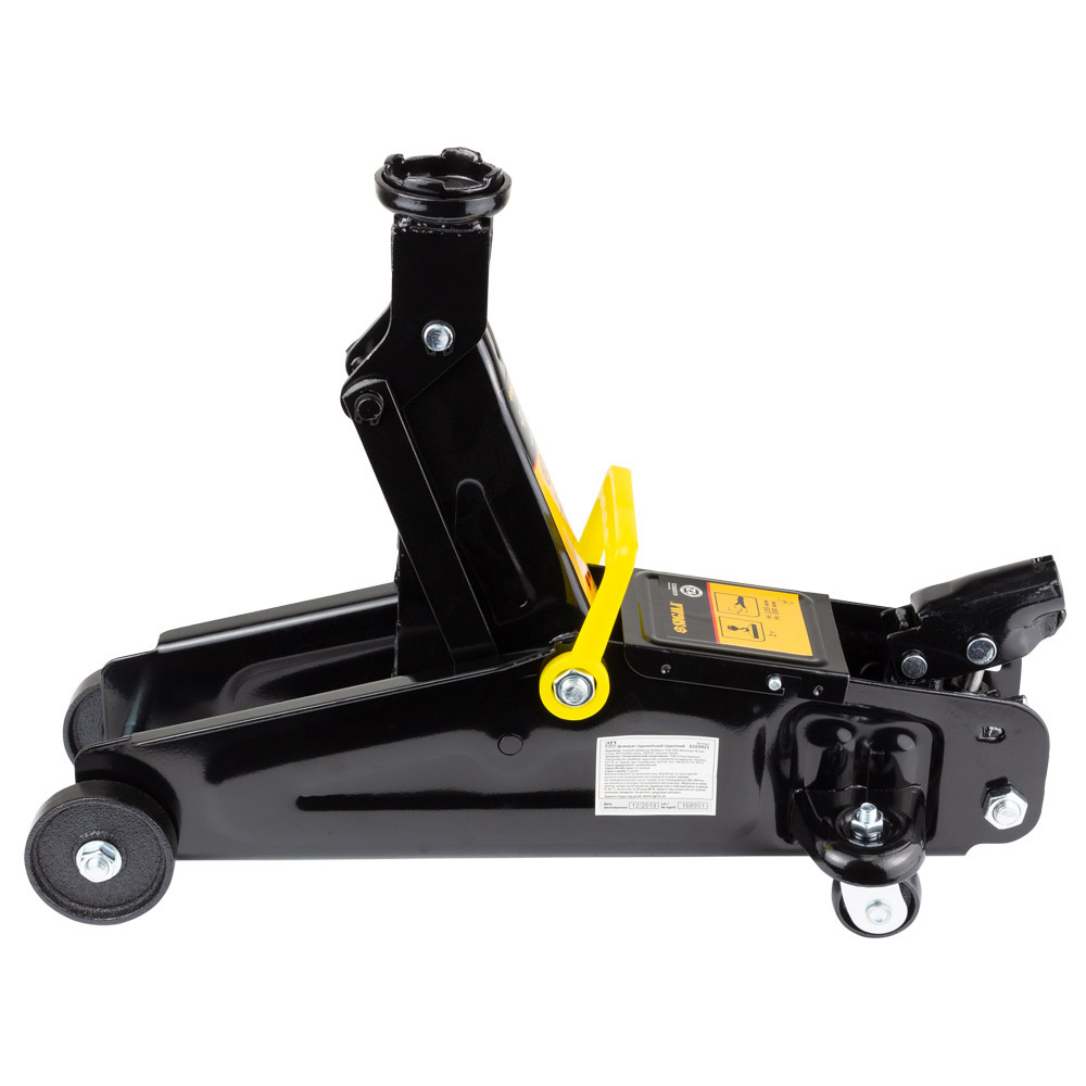 Домкрат Sigma гидравлический подкатной 2т H 135-330 мм (кейс)