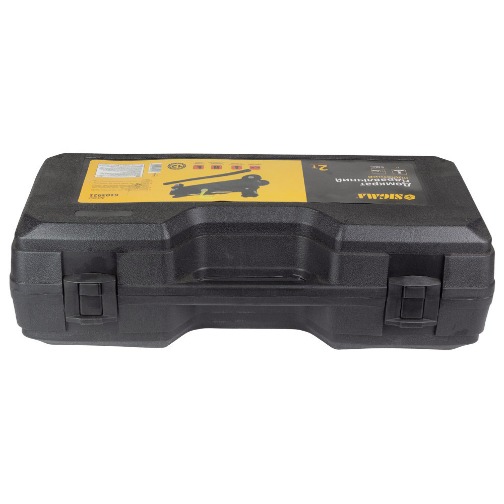 Домкрат Sigma гидравлический подкатной 2т H 135-330 мм (кейс)