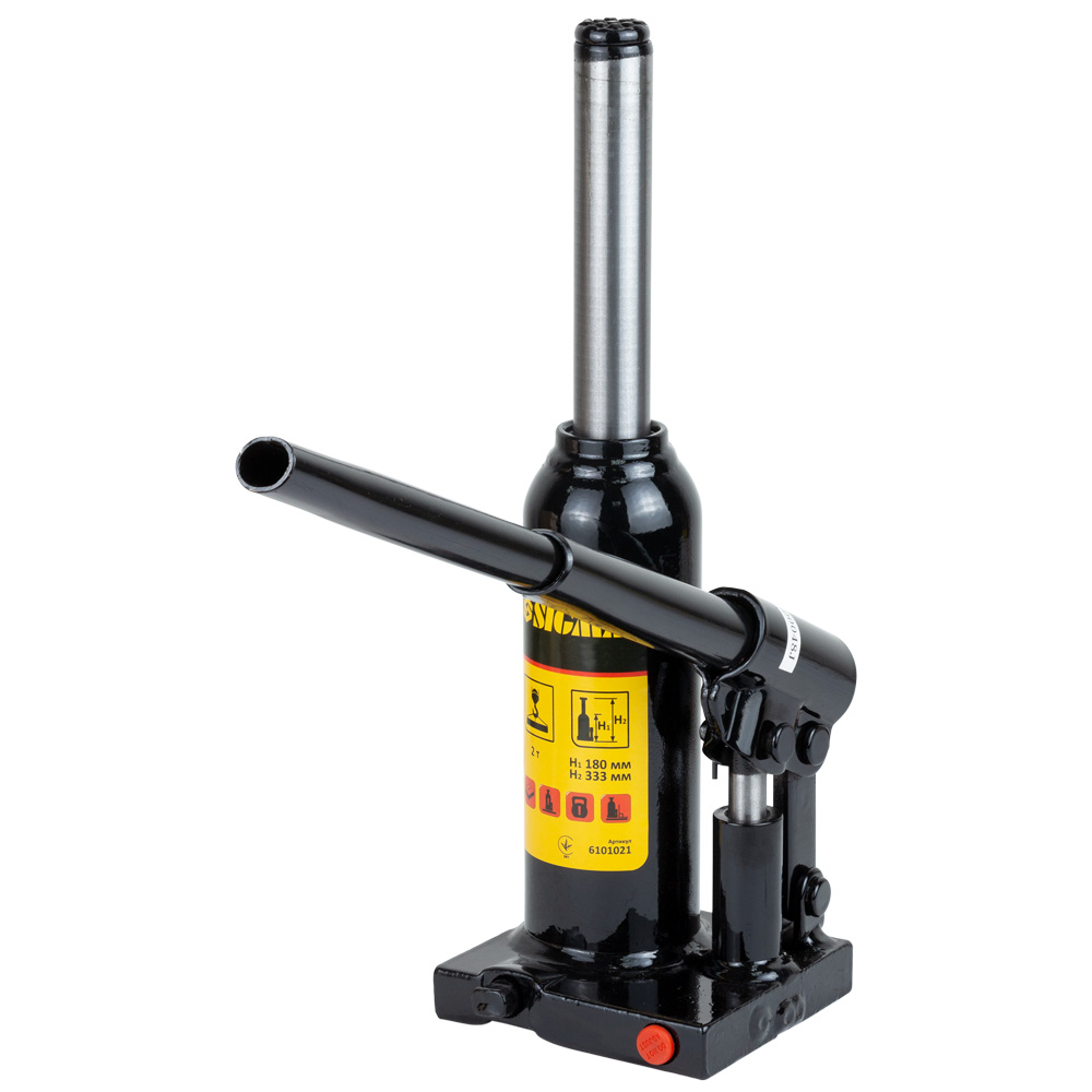 Домкрат Sigma гидравлический бутылочный 2т H 180-333 мм