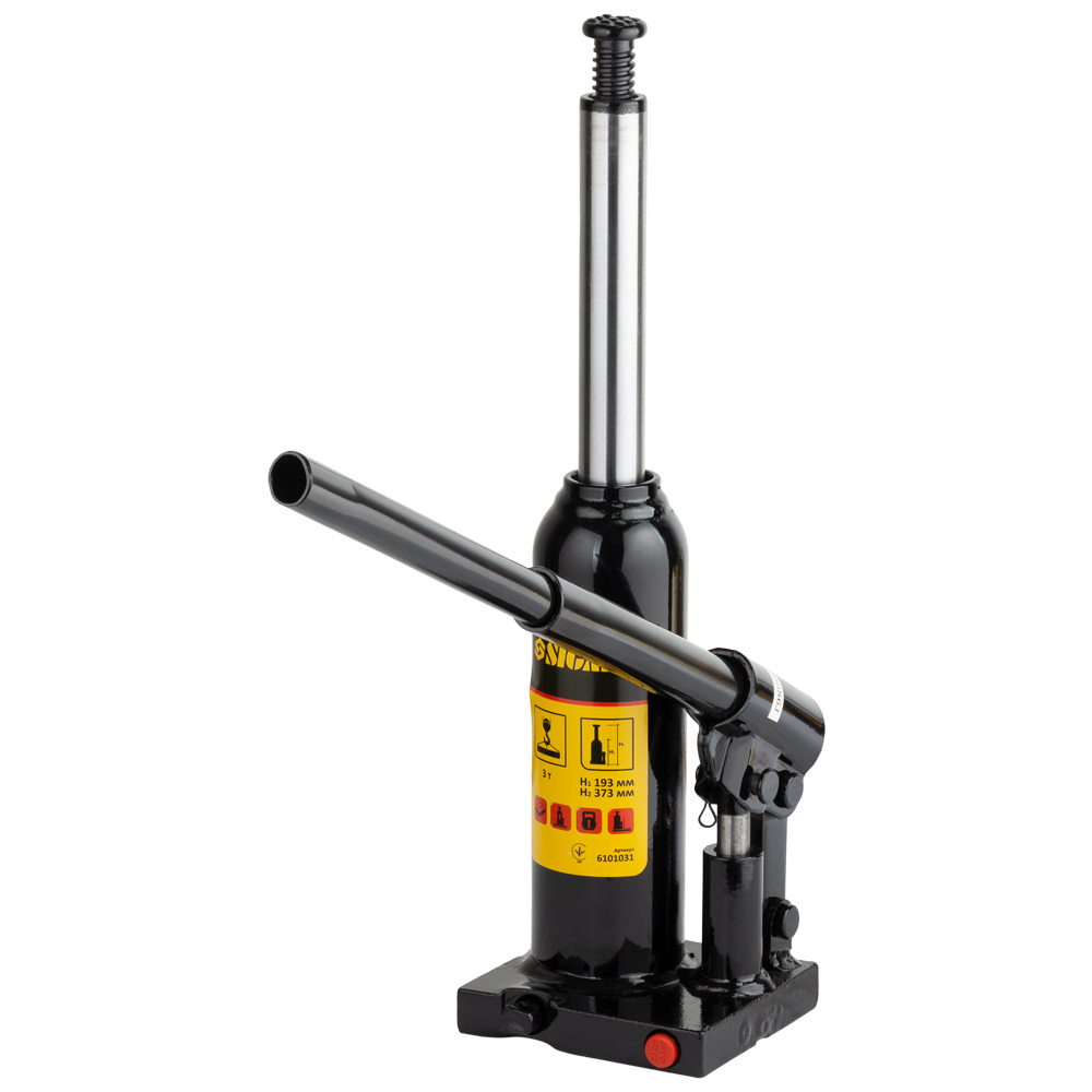 Домкрат Sigma гидравлический бутылочный 3т H 193-373 мм