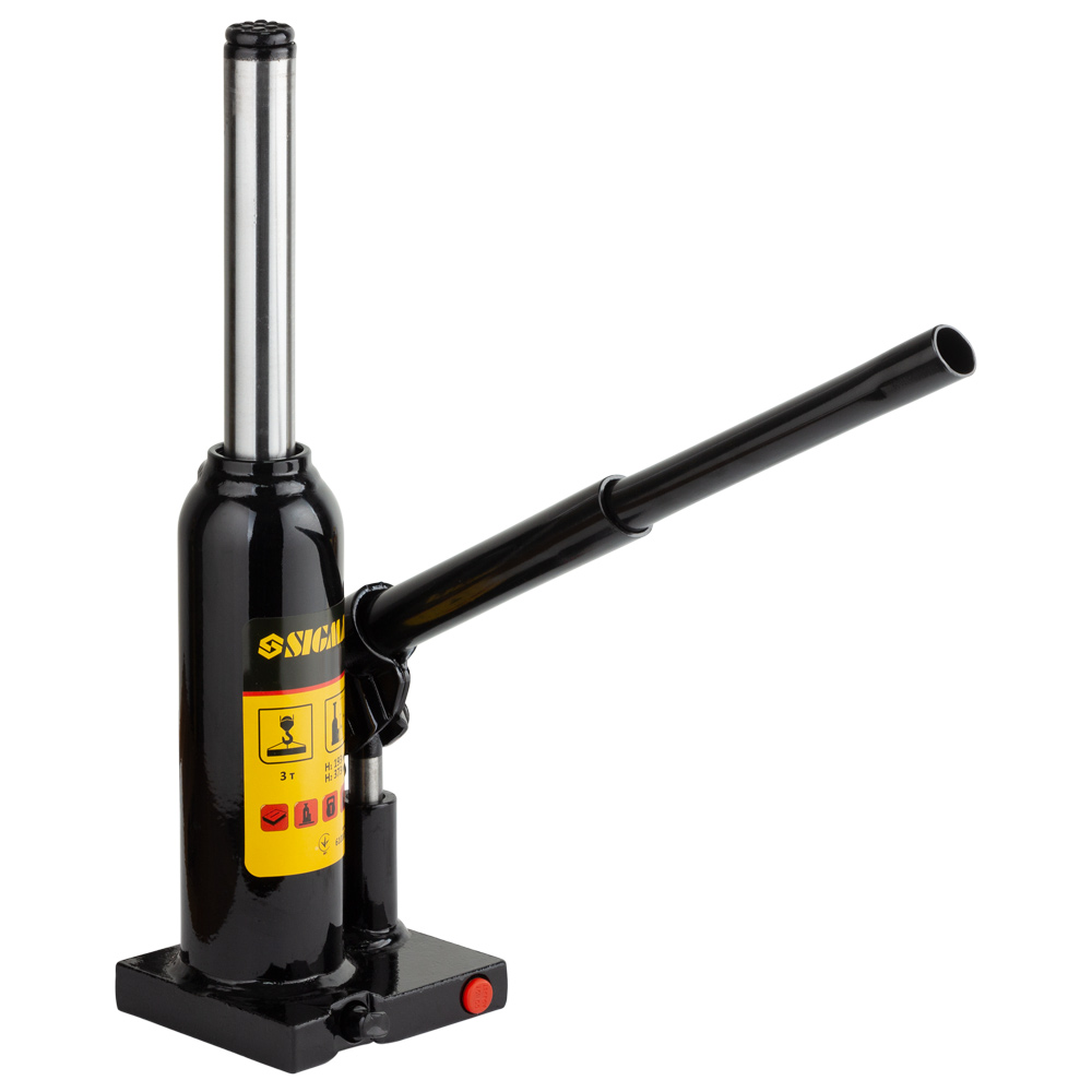 Домкрат Sigma гидравлический бутылочный 3т H 193-373 мм