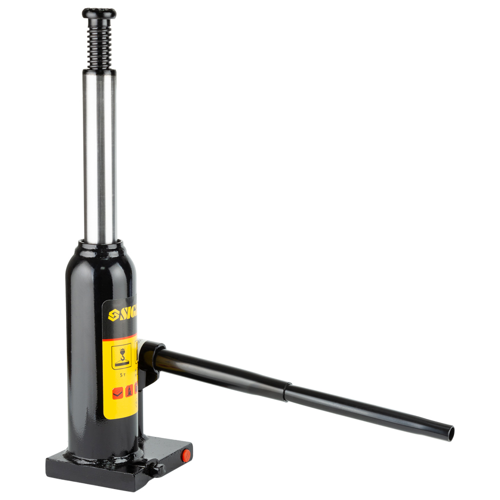 Домкрат Sigma гидравлический бутылочный 5т H 210-420 мм