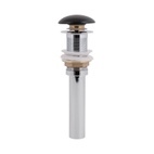 Донний клапан для раковини Qtap PU03 225х70х70 Matt black