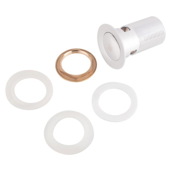 Донный клапан Lidz Tani 004 нажимной 1 1/4" с переливом Chrome (LDTAN004CRM32527)