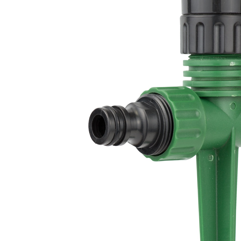 Дождеватель Grad круговой на пластиковом колышке с боковой подачей (ABS)