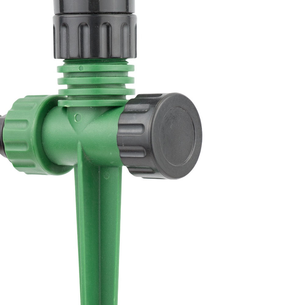 Дождеватель Grad круговой на пластиковом колышке с боковой подачей (ABS)