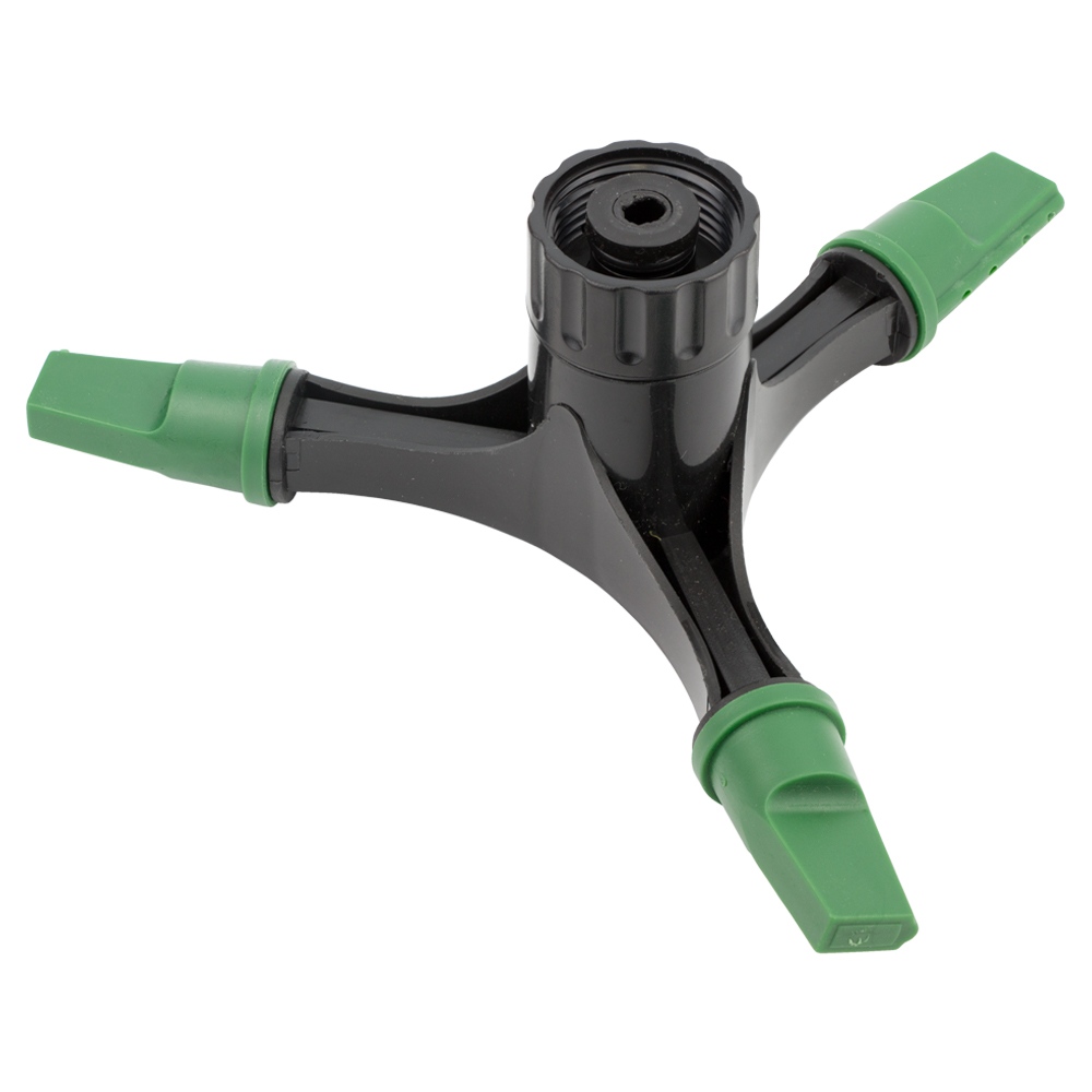 Дождеватель Grad круговой на пластиковом колышке с боковой подачей (ABS)