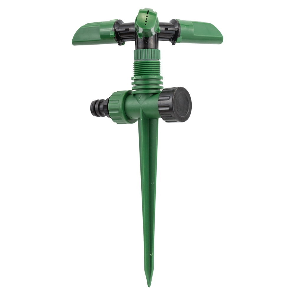 Дождеватель Grad круговой на пластиковом колышке с верхней подачей (ABS)