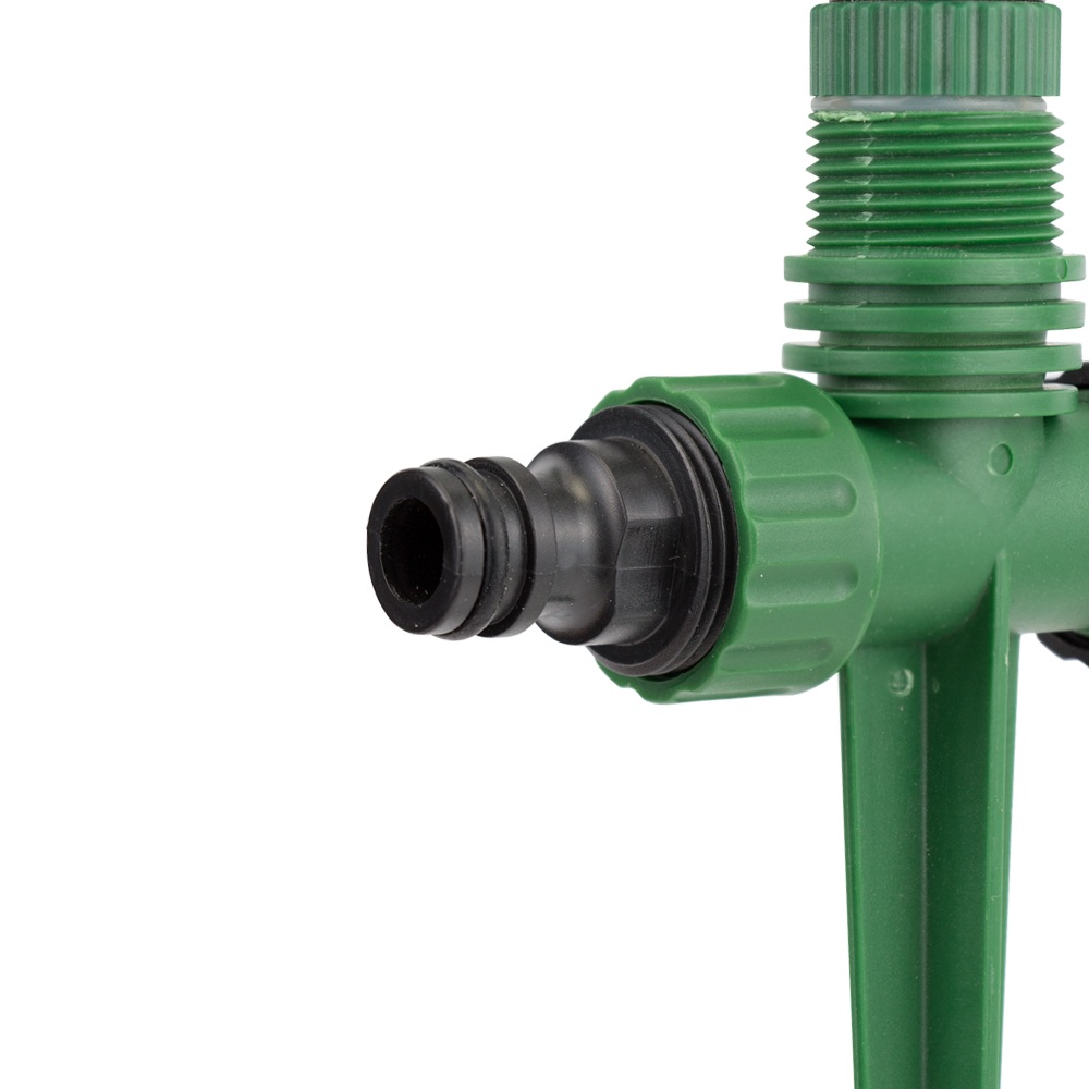 Дождеватель Grad круговой на пластиковом колышке с верхней подачей (ABS)