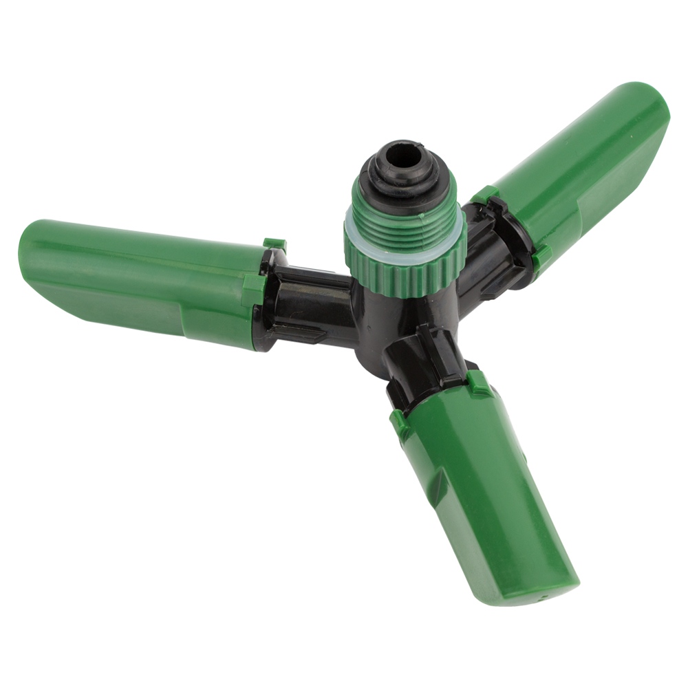 Дождеватель Grad круговой на пластиковом колышке с верхней подачей (ABS)