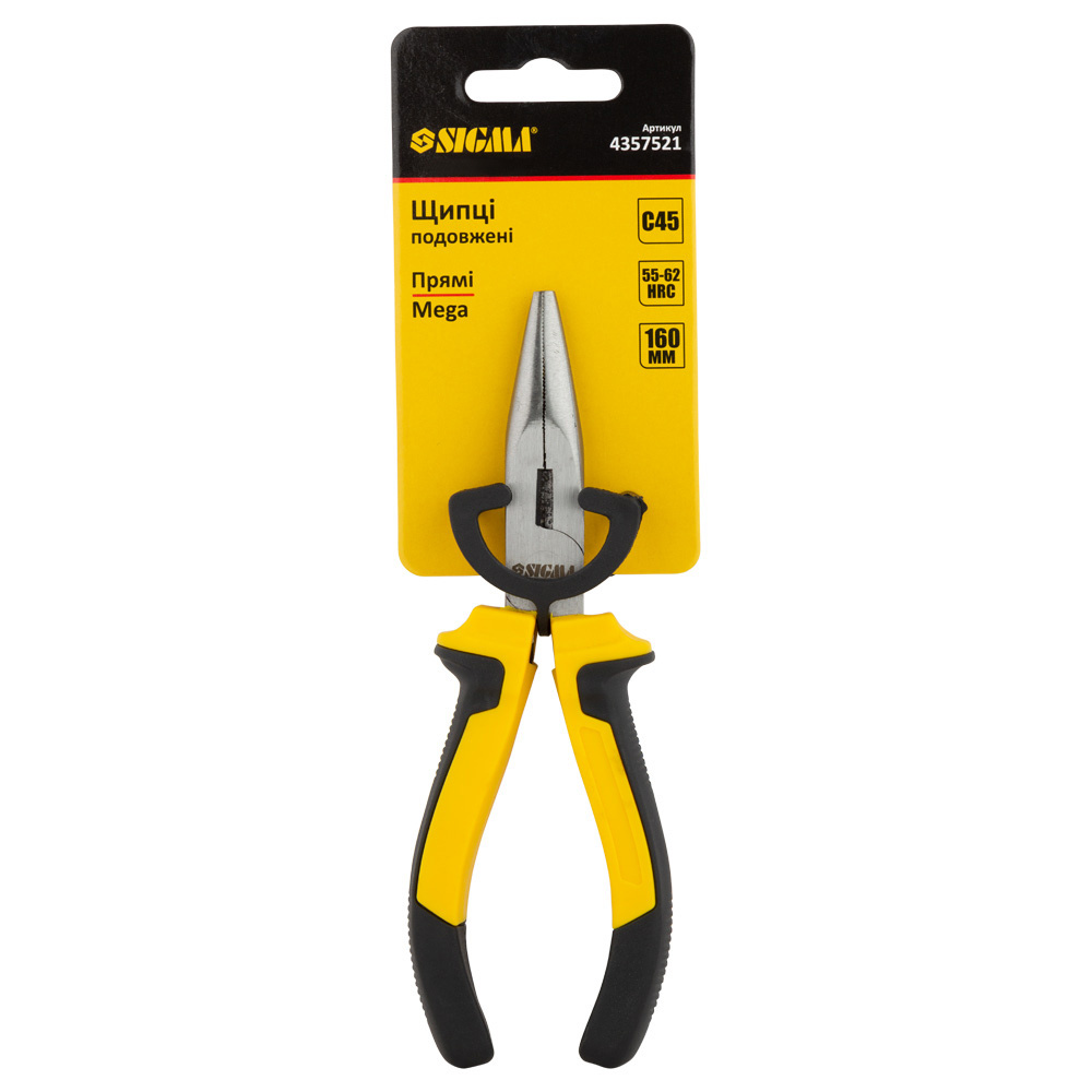 Длинногубцы Sigma Standard прямые 160 мм