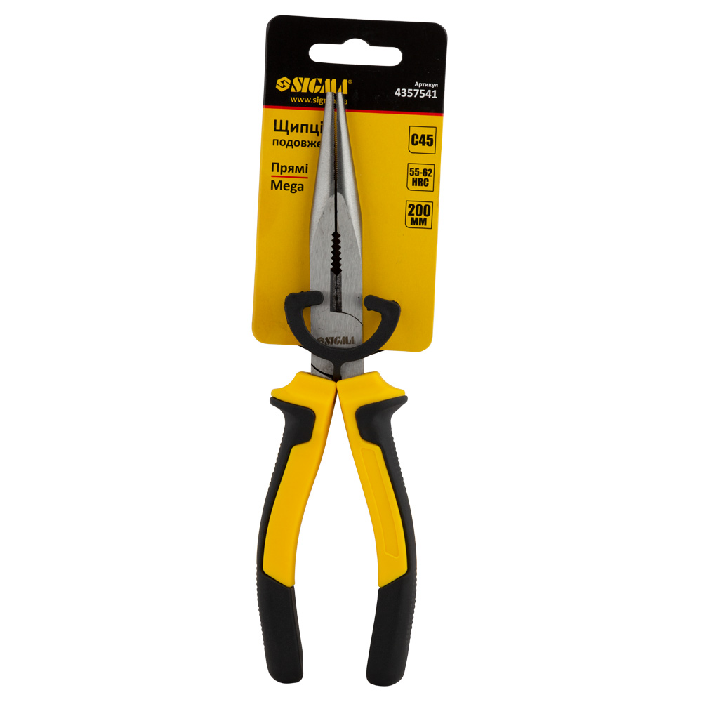 Длинногубцы Sigma Standard прямые 200 мм