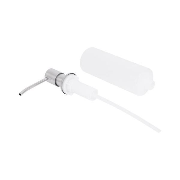 Дозатор для миючого засобу Lidz Acsis LA29 Brushed Steel, круглий (LDACSLA29BRU49828)