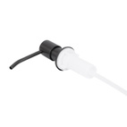 Дозатор для миючого засобу Lidz Acsis LA30 Brushed Black PVD, круглий (LDACSLA30BLM49827)