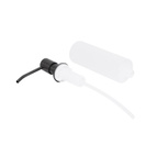Дозатор для миючого засобу Lidz Acsis LA30 Brushed Black PVD, круглий (LDACSLA30BLM49827)