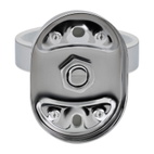 Дозатор для рідкого мила Lidz Oreo 0202 настінний Chrome (LDORE0202CRM22084)