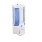 Дозатор для рідкого мила Lidz Playa 0101 настінний 380 мл White (LDPLA0101WHI22316)