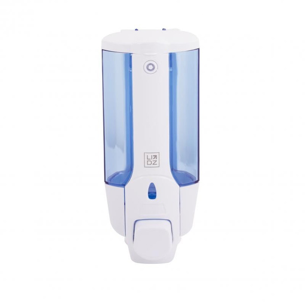 Дозатор для рідкого мила Lidz Playa 0101 настінний 380 мл White (LDPLA0101WHI22316)