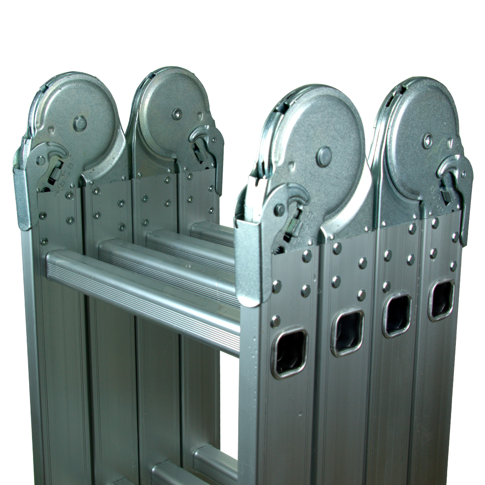 Драбина Flora багатоцільова алюмінієва 4 х 4 сходинок 4.58 м