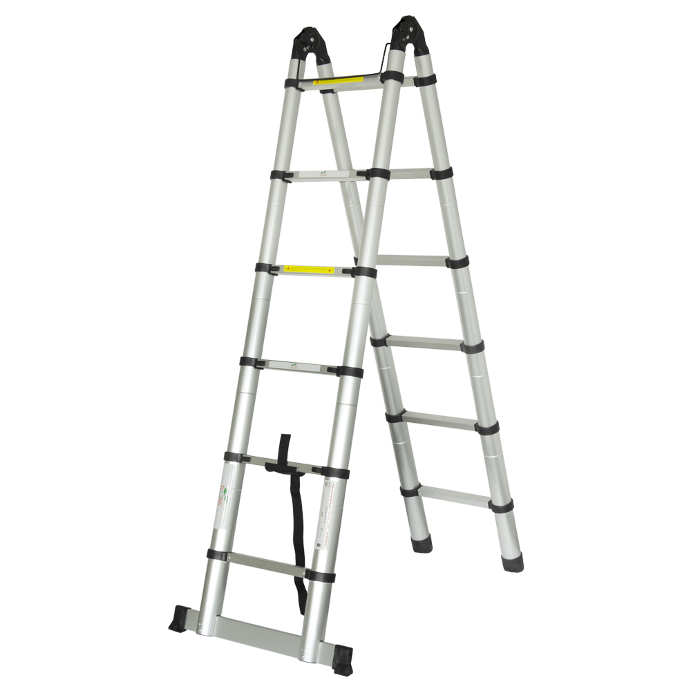 Драбина Flora телескопічна універсальна 12 сходинок 3.8 м
