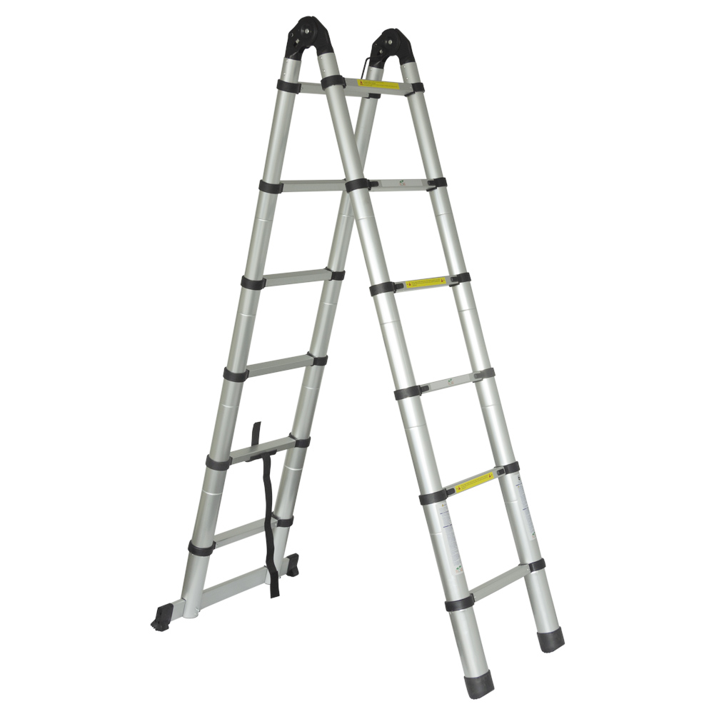 Драбина Flora телескопічна універсальна 12 сходинок 3.8 м