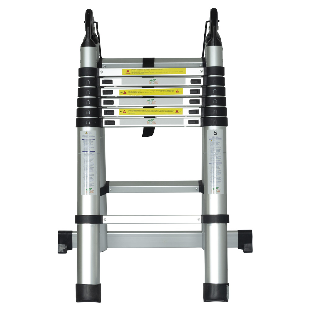 Драбина Flora телескопічна універсальна 14 сходинок 4.4 м