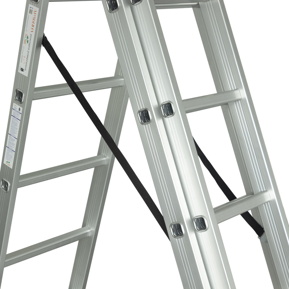 Драбина Sigma розкладна універсальна 12 сходинок 7.89 м