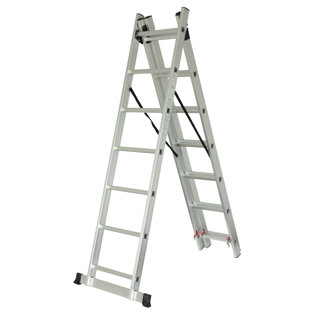 Драбина Sigma розкладна універсальна 3 x 7 сходинок 4.25 м