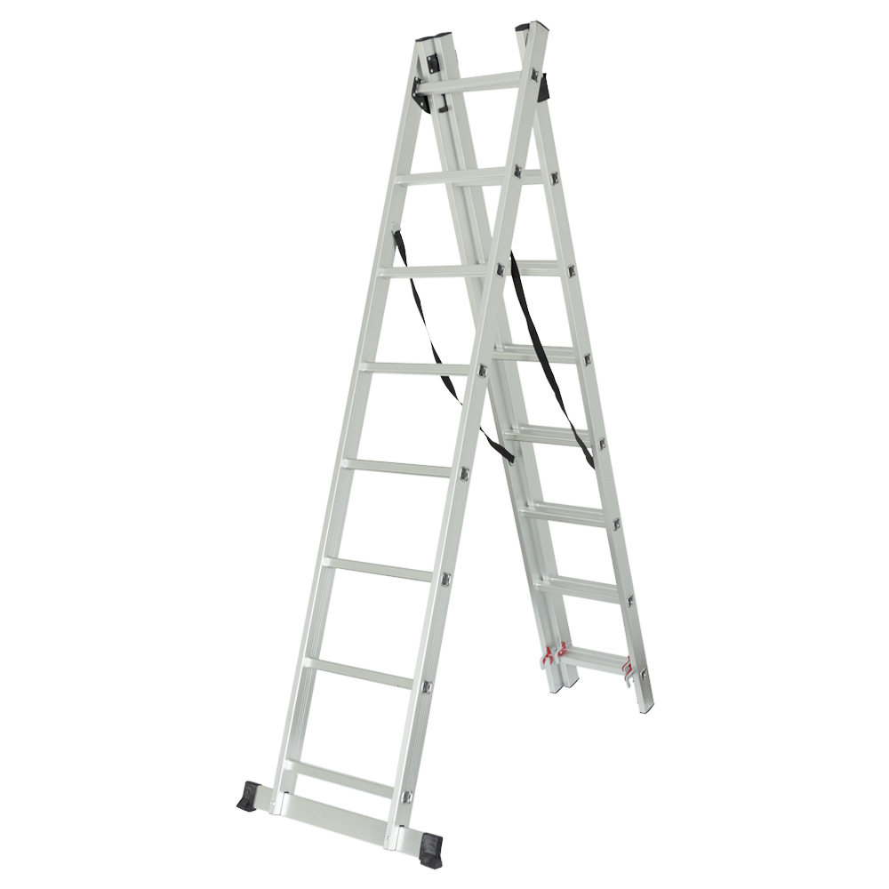 Драбина Sigma розкладна універсальна 3 x 8 сходинок 5.09 м