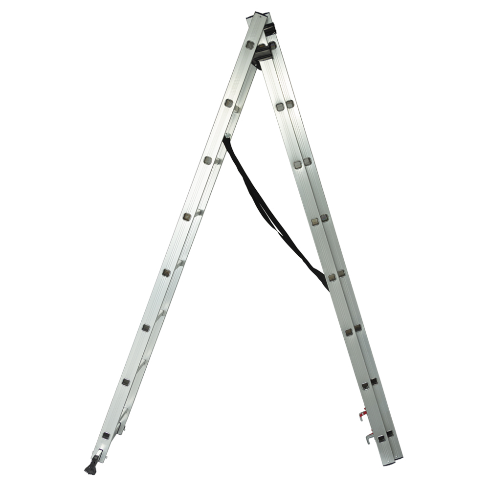 Драбина Sigma розкладна універсальна 3 x 8 сходинок 5.09 м