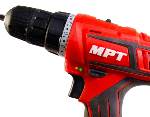 Дрель-шуруповерт MPT аккумуляторный MCDT1626.B2 16 В 1.5 А·ч