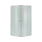 Душова кабіна Lidz Latwa SC80 х 80.SAT.LOW.FR, скло Frost 4 мм + Душовий піддон Lidz KAPIELKA ST80 х 80 х 14