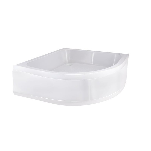 Душова кабіна Lidz Latwa SC90 х 90.SAT.MID.FR напівкругла, скло Frost 4 мм + Душовий піддон Lidz KAPIELKA ST90 х 90 х 26, з панеллю