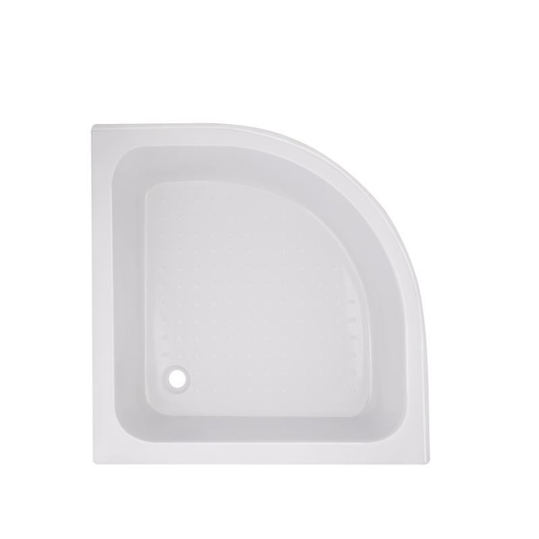 Душова кабіна Lidz Latwa SC90 х 90.SAT.MID.GR напівкругла, скло тон. 4 мм + Душовий піддон Lidz KAPIELKA ST90 х 90 х 26, з панеллю