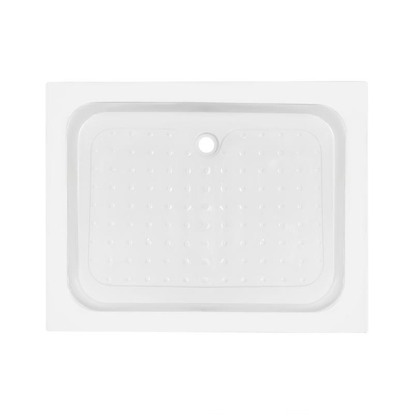 Душова кабіна Lidz Wawel SC100 х 80.SAT.LOW.FR, скло Frost 5 мм + Душовий піддон Lidz KAPIELKA ST100 х 80 х 14