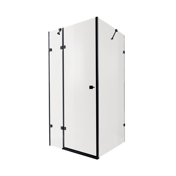 Душова кабіна Qtap Capricorn BLA10128RC6 120 х 80 см, скло Clear 6 мм, покриття CalcLess, без піддона