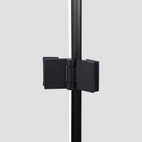 Душова кабіна Qtap Capricorn BLA10128RC6 120 х 80 см, скло Clear 6 мм, покриття CalcLess, без піддона