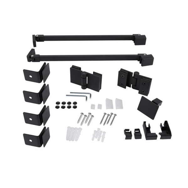 Душова кабіна Qtap Capricorn BLA10128RC6 120 х 80 см, скло Clear 6 мм, покриття CalcLess, без піддона