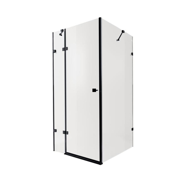 Душова кабіна Qtap Capricorn BLA1099SC6 90 х 90 см, скло Clear 6 мм, покриття CalcLess, без піддона