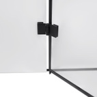 Душова кабіна Qtap Capricorn BLA1099SC6 90 х 90 см, скло Clear 6 мм, покриття CalcLess, без піддона