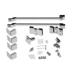 Душова кабіна Qtap Capricorn CRM10128RC6 120 х 80 см, скло Clear 6 мм, покриття CalcLess, без піддона