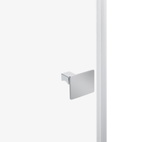 Душова кабіна Qtap Capricorn CRM1018RC6 100 х 80 см, скло Clear 6 мм, CalcLess, без піддона